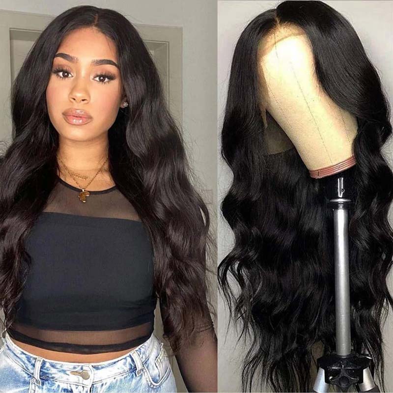 Ali Annabelle Body Wave Lace Front Human Hair Wigs Pre Plucked Peruvian Remy Lace Wig