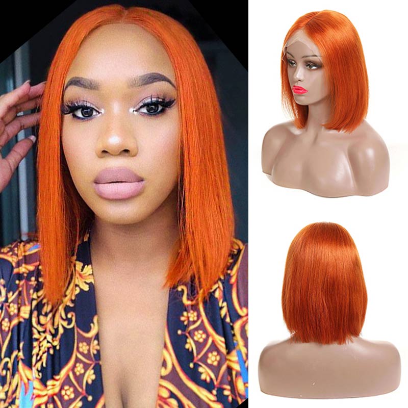 Ali Annabelle Pink Grey Purple Blue Green Yellow Red Orange Colored Straight BoB Wig