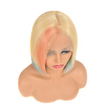 Ali Annabelle Ombre Straight Lace Front Human Hair Wigs Short Bob Wigs