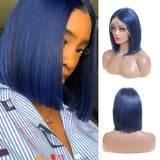 Ali Annabelle Pink Grey Purple Blue Green Yellow Red Orange Colored Straight BoB Wig