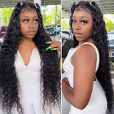Ali Annabelle Deep Wave Lace Front Wigs 100% Human Hair Wigs Natural Hairline