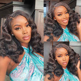 Ali Annabelle Loose Deep Wave Bob Wig Short 13x4 Lace Front Wig