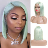 Ali Annabelle Pink Grey Purple Blue Green Yellow Red Orange Colored Straight BoB Wig