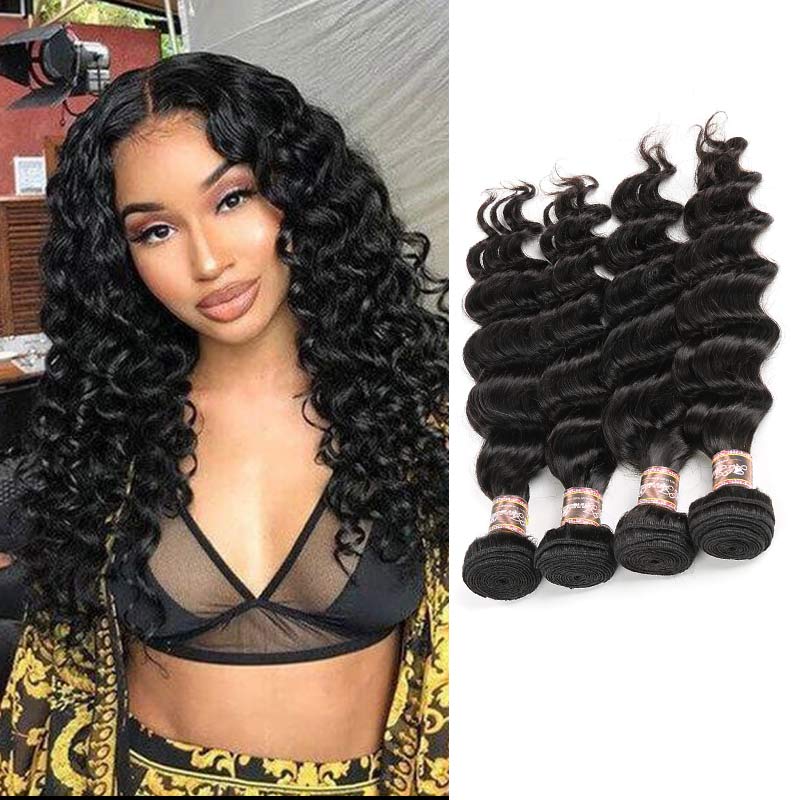 Ali Annabelle 3/4 Pcs Loose Wave Hair Indian Human Hair Bundles