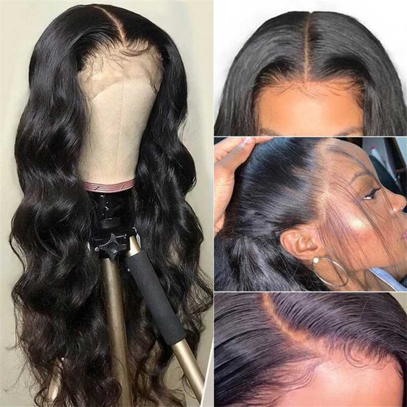 Ali Annabelle Body Wave Lace Front Human Hair Wigs Pre Plucked Peruvian Remy Lace Wig