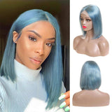 Ali Annabelle Pink Grey Purple Blue Green Yellow Red Orange Colored Straight BoB Wig