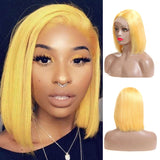 Ali Annabelle Pink Grey Purple Blue Green Yellow Red Orange Colored Straight BoB Wig