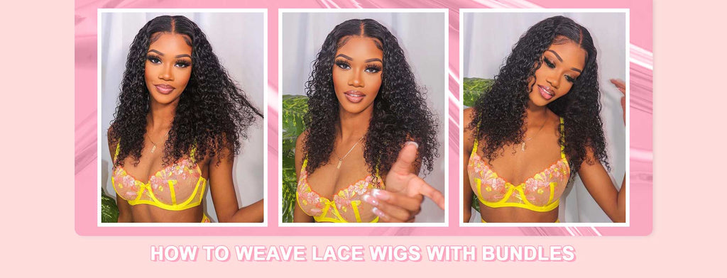 How to weave lace wigs with bundles