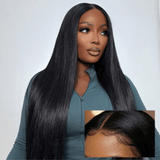 Aliannabelle  Wear & Go 6x5 Pre-Cut Lace Natural Color Straight Wig $214.67 USD $128.8