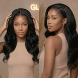 Aliannabelle Wear & Go 6x5 Pre-Cut Lace Body Wave Wig With Pre Bleached Invisible Knots