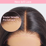Aliannabelle Wear & Go 6x5 Pre-Cut Lace Body Wave Wig With Pre Bleached Invisible Knots