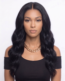 Aliannabelle Wear & Go 6x5 Pre-Cut Lace Body Wave Wig With Pre Bleached Invisible Knots