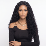Aliannabelle Natural Texture Kinky Curly Skin-Like Lace Wig, Small Knots Pre-Bleached, Lived-In Style