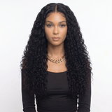 Aliannabelle Natural Texture Kinky Curly Skin-Like Lace Wig, Small Knots Pre-Bleached, Lived-In Style