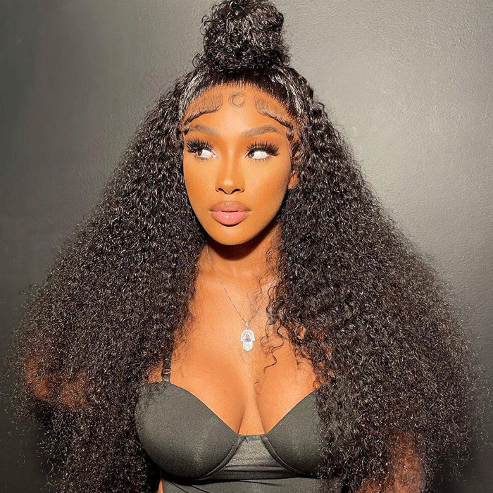 Ali Annabelle Curly Hairstyles Glueless Lace Front Human Hair Wigs for Black Women