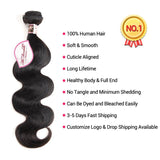 Ali Annabelle Indian Remy Body Wave Human Hair Bundles Hair Extensions
