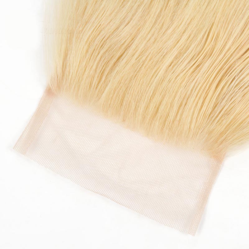 Ali Annabelle 613 Blonde Straight Lace Closure 130% Density Human Hair Closure