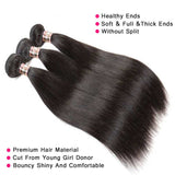 Ali Annabelle  Brazilian Straight  Human Hair Extensions 1 3 4 Bundles Deal