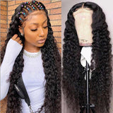 Ali Annabelle 360 Lace Frontal Wig Virgin Brazilian Curly Human Hair Wigs Pre Plucked with Baby Hair Natural Hairline