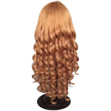 Ali Annabelle Black/Orange Aunty Fumi Curly 180% Density Bouncy Loose Curly Lace Front Wig