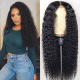 Kinky Curly Lace Closure Human Hair Wigs-6