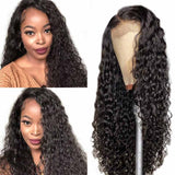 Brazilian Pre-Plucked Water Wavy Lace Front Human Hair Wigs-5
