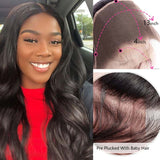 Ali Annabelle Body Wave Alone 13x4 HD/Medium Brown Lace Frontal 100% Human Hair Closure with Baby Hair