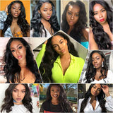 Ali Annabelle Body Wave 4x4 HD/Medium Brown Lace Closure Pre Plucked with Baby Hair
