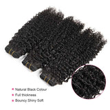 Ali Annabelle 3/4 Bundles Kinky Curly Human Hair Weave Bundles 100g/Pc