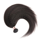 Malaysian Kinky Straight Human Hair Weave Bundles-6