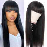 Brazilian Remy Pre Plucked Straight Lace Front Human Hair Wigs-6