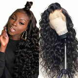 Ali Annabelle Brazilian Loose Wave Lace Front Human Hair Wigs 13x4 Lace Frontal Wig