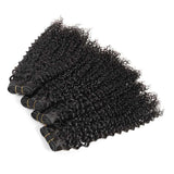 Brazilian Deep Wavy Human Hair Bundles With HD Lace Closure-6