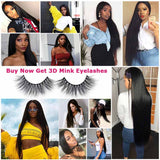 Ali Annabelle 4x4 Undetectable Transparent Straight Lace Closure Human Hair Wigs