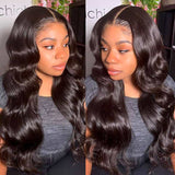 Ali Annabelle Body Wave Lace Front Human Hair Wigs Pre Plucked Peruvian Remy Lace Wig