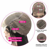 Ali Annabelle Brazilian Body Wave Pre-Plucked 4x4 Lace Closure Human Hair Wigs