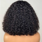 Ali Annabelle UR Series Human Hair Jerry Curly 13x5x1 T Part Bob Brazilian Remy Human Hair Wigs For Women 180% Density