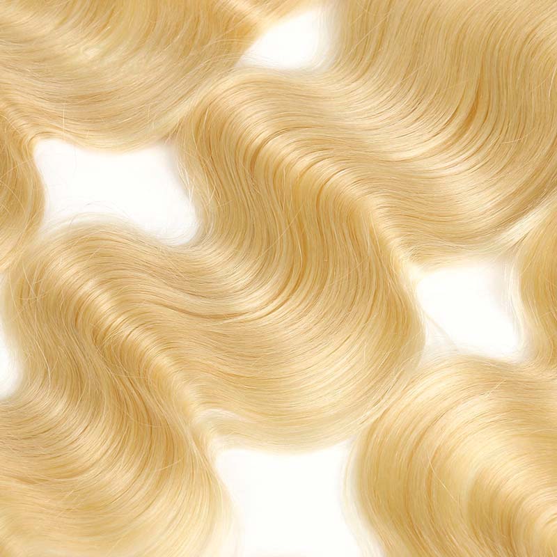 Ali Annabelle Body Wave Honey Blonde Lace Frontal 613 13x4 Ear To Ear Human Hair Frontal Closure